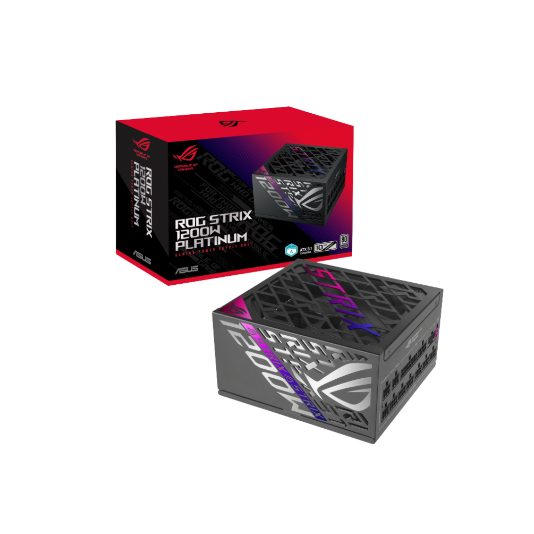 Asus ROG Strix 1200P Platinum 1200W ATX3.1 PCIe5 Modular Power Supply ROG-STRIX-1200P-GAMING