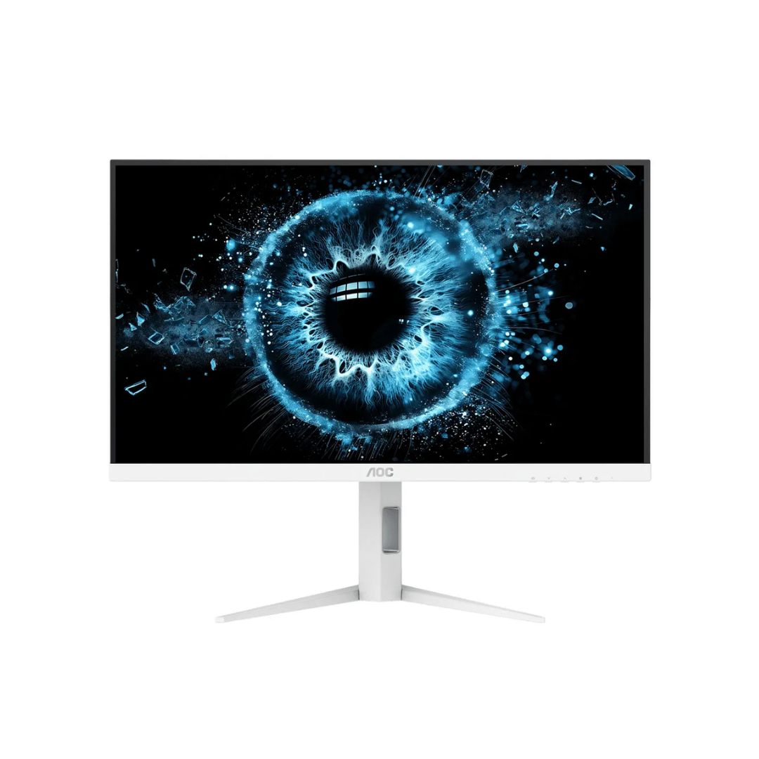AOC Q27G4SL/WS 27" Fast IPS 320Hz QHD 2560 X 1440 0.3ms MPRT Adaptive Sync Pivot White Circular Polarized Gaming Monitor