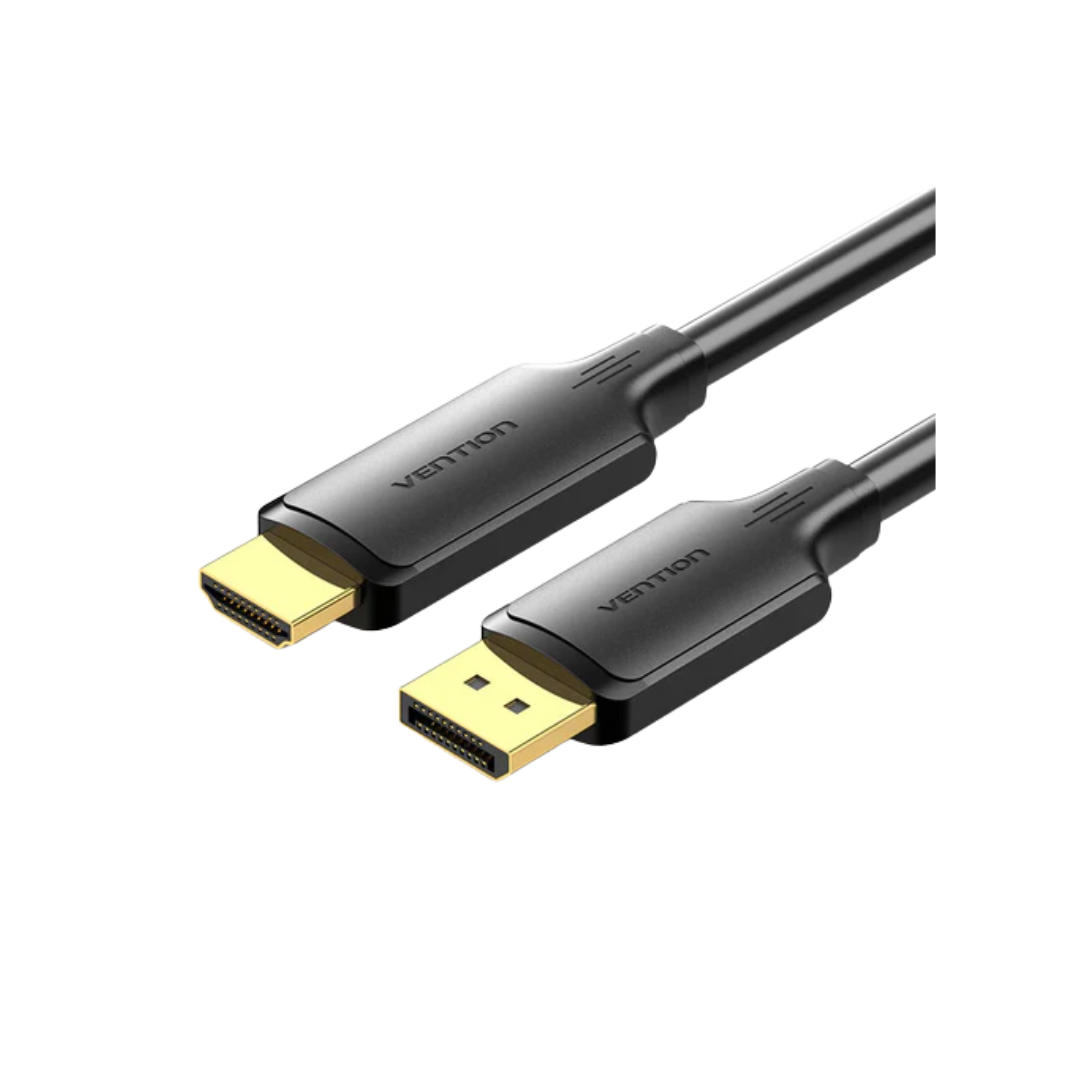 Vention DisplayPort Male to HDMI Male Cable 4K (3-Meters HFOBI/5-Meters HFOBJ)