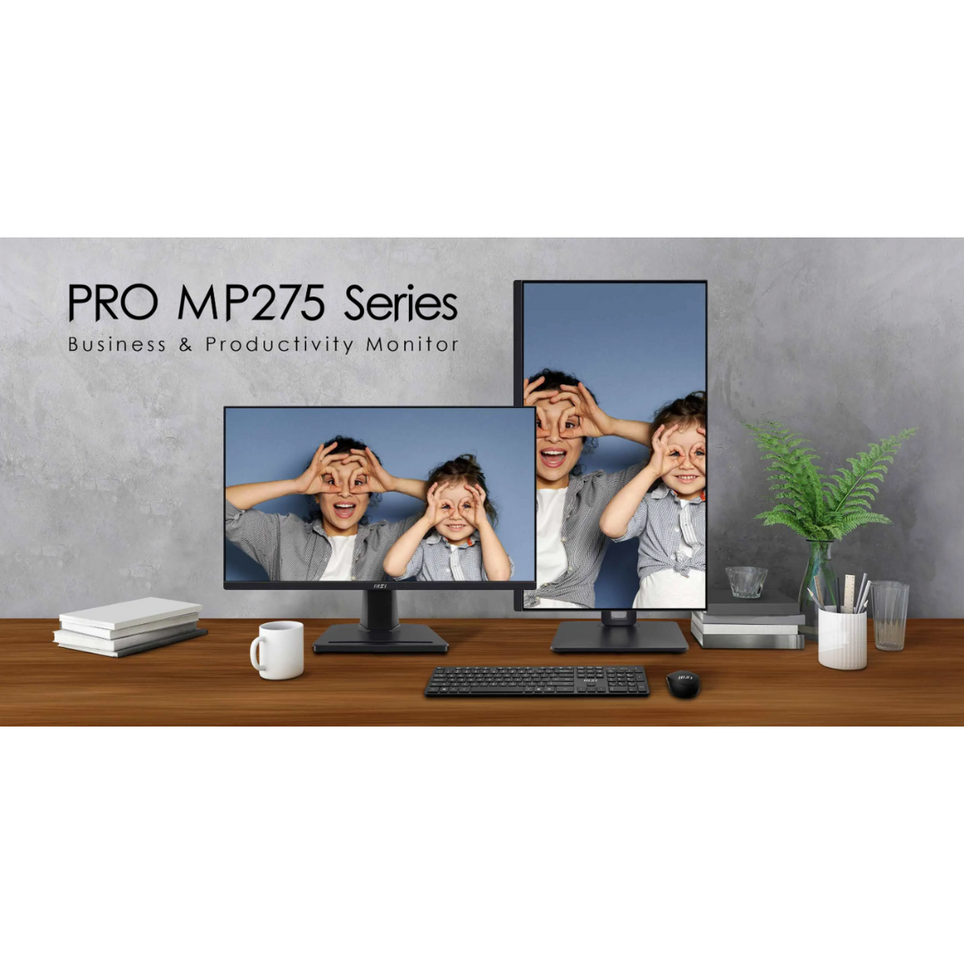 MSI PRO MP275Q 27'' IPS 100Hz 2560x1440 1ms HDR 1ms (MPRT) / 4ms (GTG) Business & Productivity Monitor