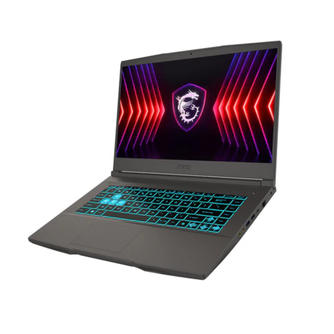 MSI Thin A15 B7VE-464PH Laptop (Cosmos Gray) | 15.6" FHD (1920x1080) 144Hz IPS | Ryzen 7 7735HS | 16GB RAM | 512GB SSD | RTX 4050 | Windows 11 Home | MSI Essential Backpack