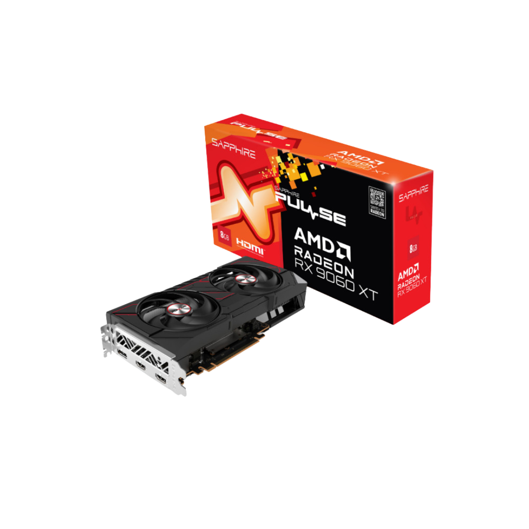Sapphire PULSE AMD Radeon RX 9060 XT Gaming OC 8GB DUAL HDMI / DP LITE SPR-11350-04-20G Graphics Card
