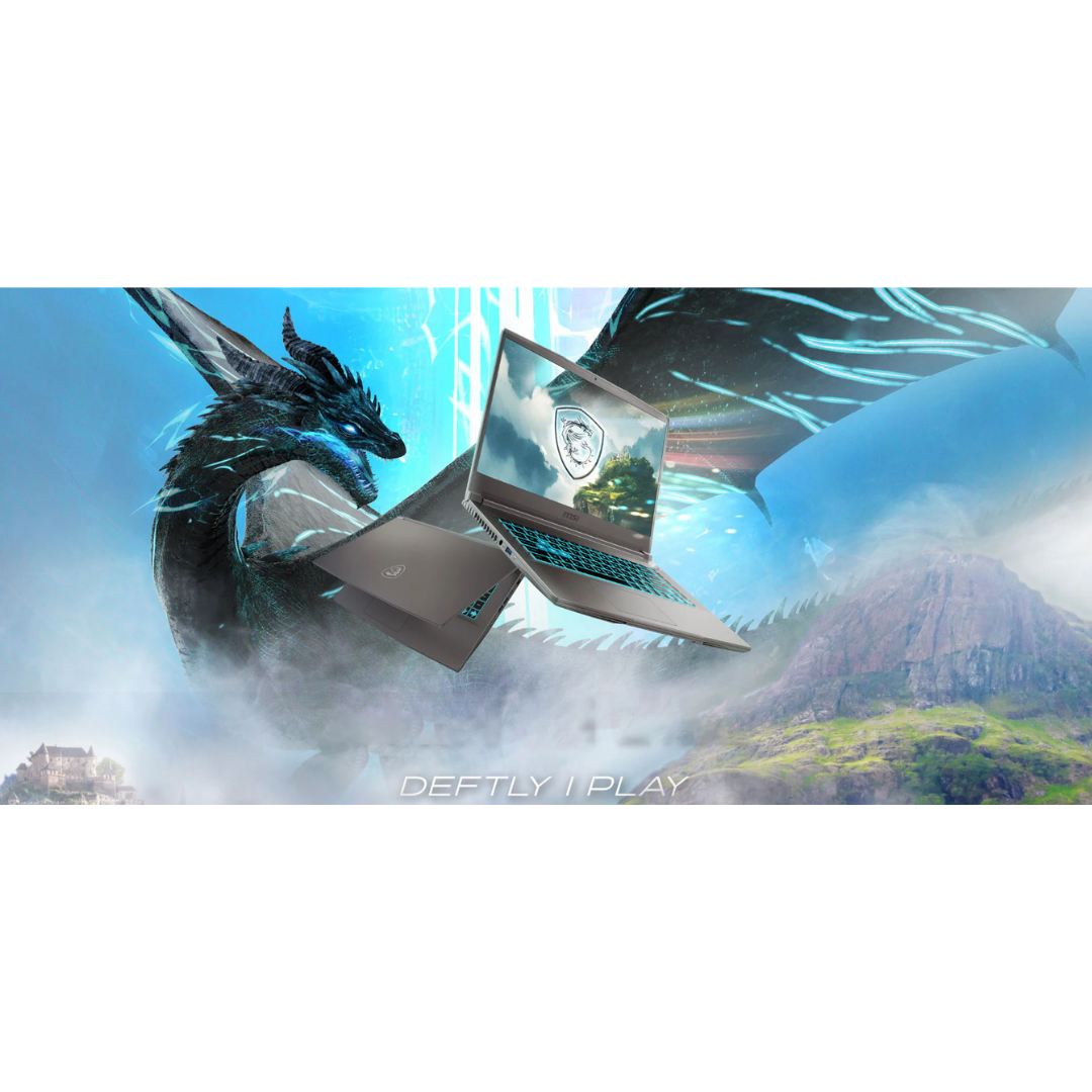 MSI Thin A15 B7VE-464PH Laptop (Cosmos Gray) | 15.6" FHD (1920x1080) 144Hz IPS | Ryzen 7 7735HS | 16GB RAM | 512GB SSD | RTX 4050 | Windows 11 Home | MSI Essential Backpack