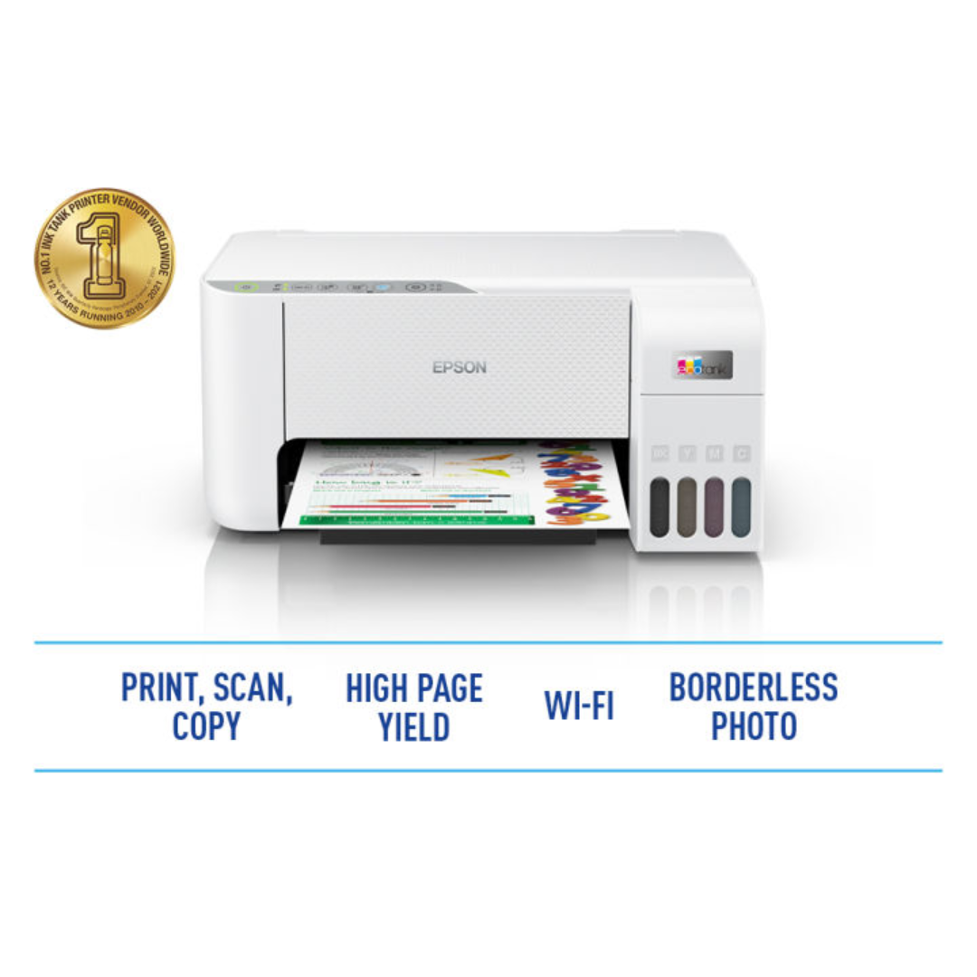 Epson L3256 A4 Wi-Fi EcoTank All-in-One Ink Tank Printer