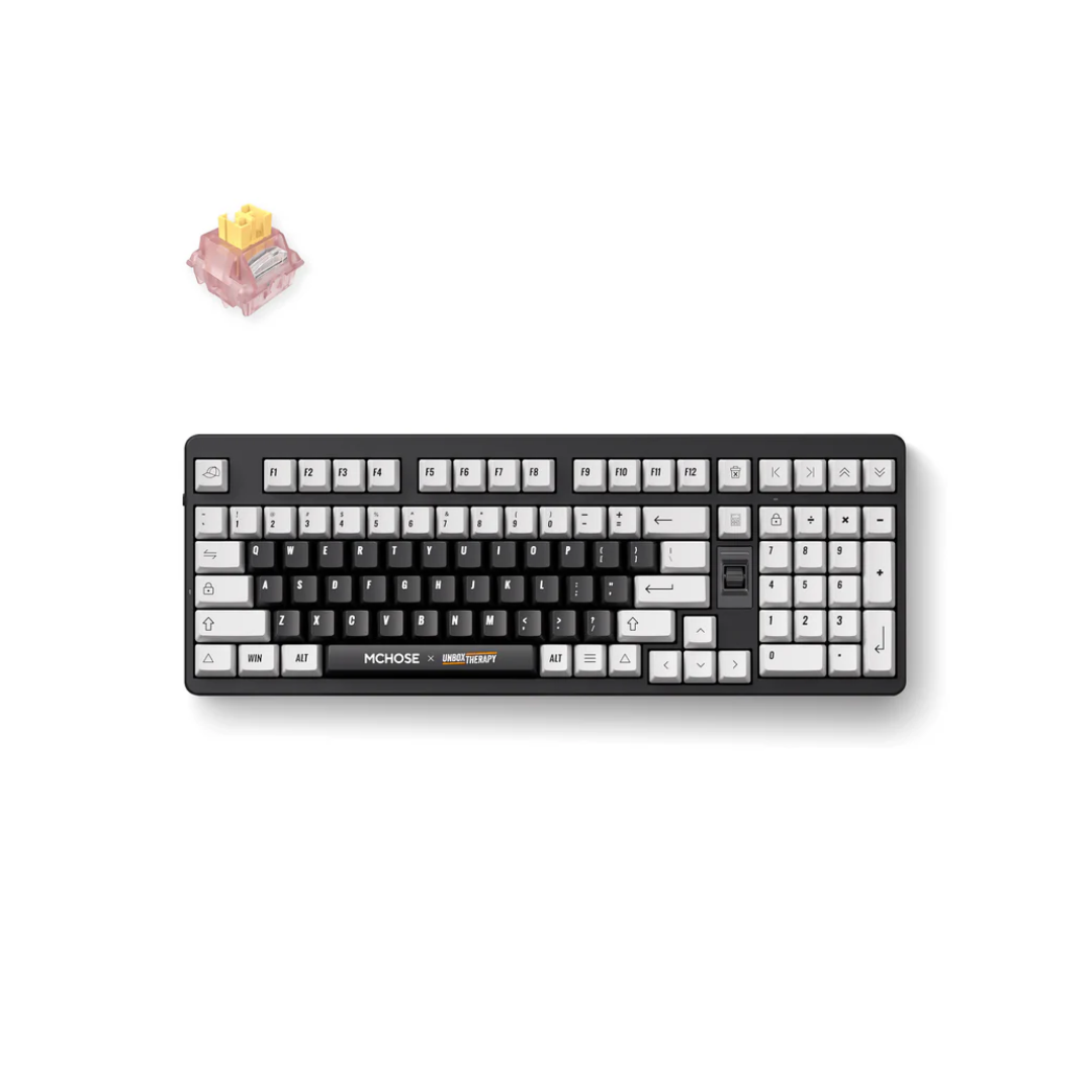 MCHOSE x Unbox Therapy - UT98 Mechanical Keyboard - 98% Layout, Tri-mode, 10000mAh Battery