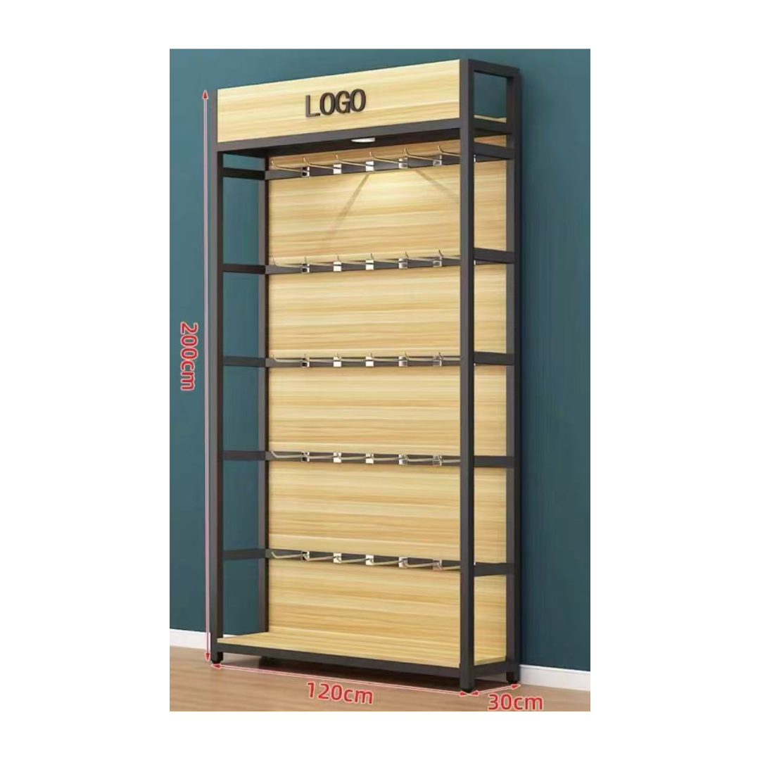 5-Layer Display Shelf Hook Rack