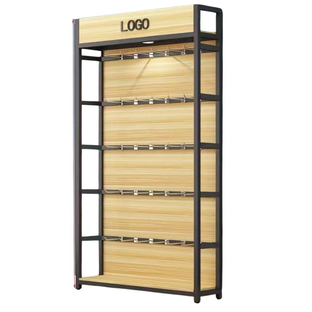 5-Layer Display Shelf Hook Rack