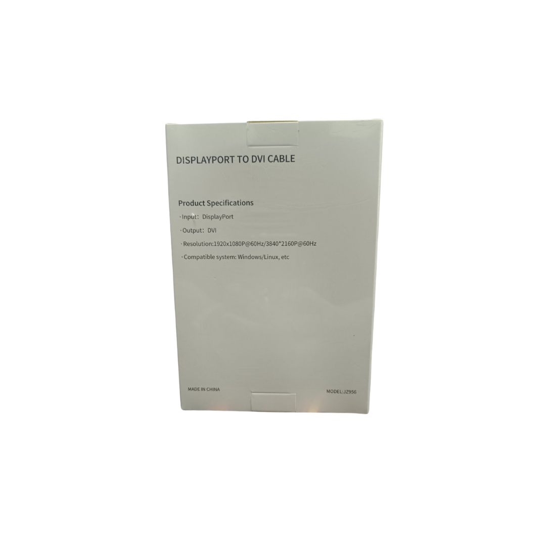 Jyocun Displayport to DVI Cable DP to DVI 1.8m JZ956