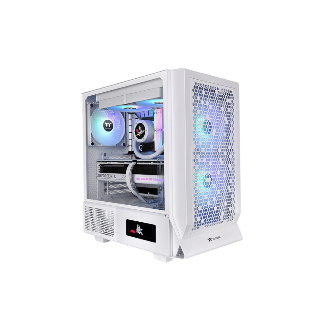 Thermaltake Ceres 330 SNOW TG ARGB Mid Tower ATX Case CA-1Y2-00M6WN-01 (w/ 2 x CT140 140mm ARGB WHT 1 x CT140 140mm WHT Fan)