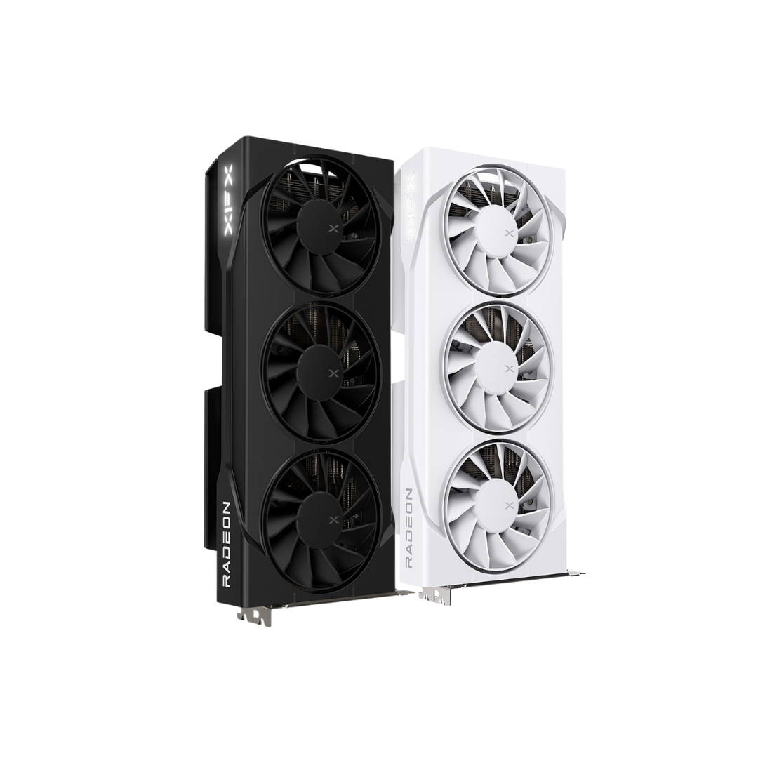 XFX Swift RX 9060 XT Pro Gaming OC 16GB Triple Fan GDDR6 (Black RX-96TS316B7/White RX-96TS316W7) Graphics Card