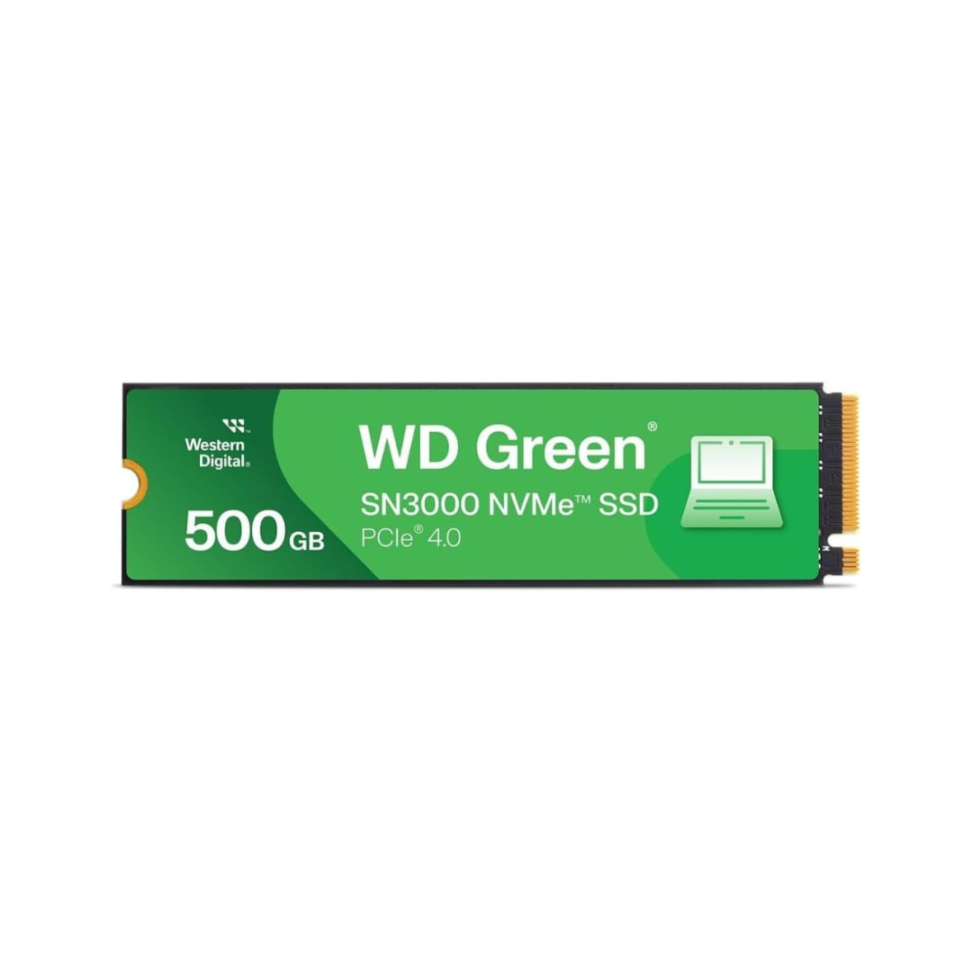 Western Digital WD M.2 Green 500GB SN3000 NVMe PCIe4 WDS500G4G0E