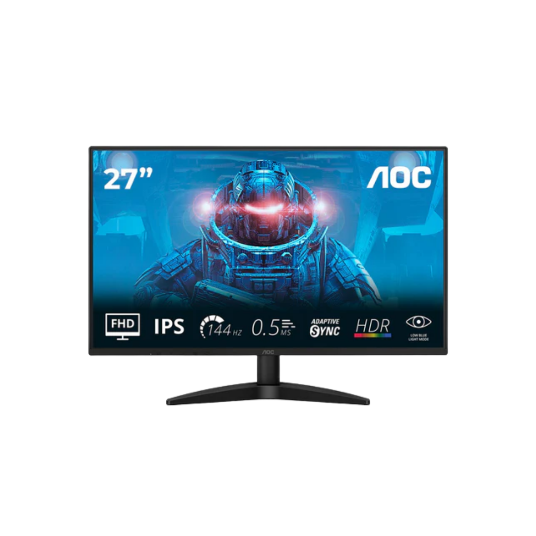 AOC 27B36X 27" IPS 144Hz FHD 1920x1080 0.5ms Monitor with Tilt Adjustment