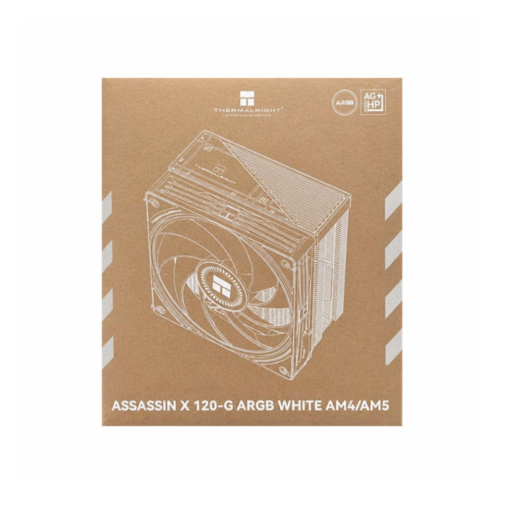 Thermalright Assassin X 120-G White ARGB AM4/AM5 CPU Air Cooler