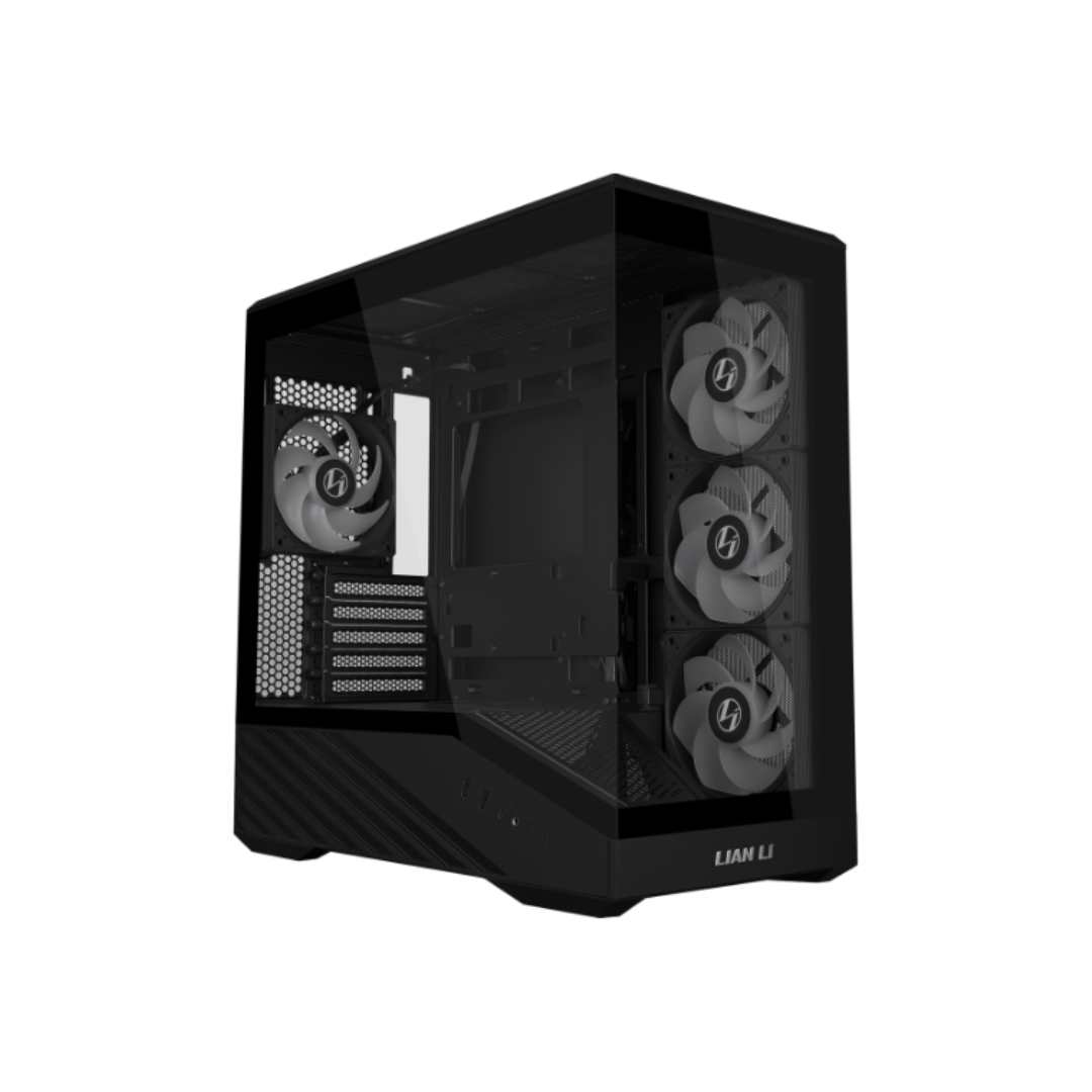 Lian Li Vector V100 Mini mATX TG PC Case with Pre-Installed LED 4 x 120mm ARGB PWM Fans ( Black V100RMIX | White V100W )