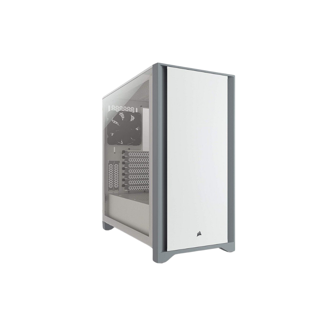 Corsair 4000D White TG MidTower Case + Corsair CX550 Bronze 550W Power Supply
