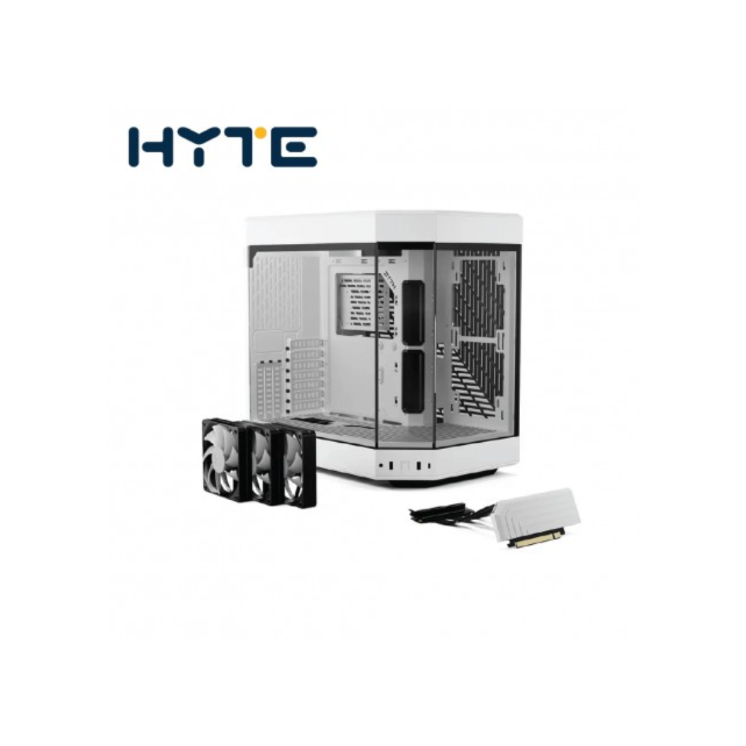 Hyte Y60 Dual Chamber Mid-Tower ATX Modern Aesthetic Case Snow White (Order Basis)