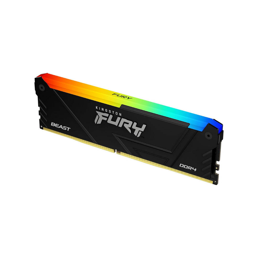 Kingston Fury Beast 16GB RGB DDR4 3600MHz CL18 Desktop Memory KF436C18BB2A/16