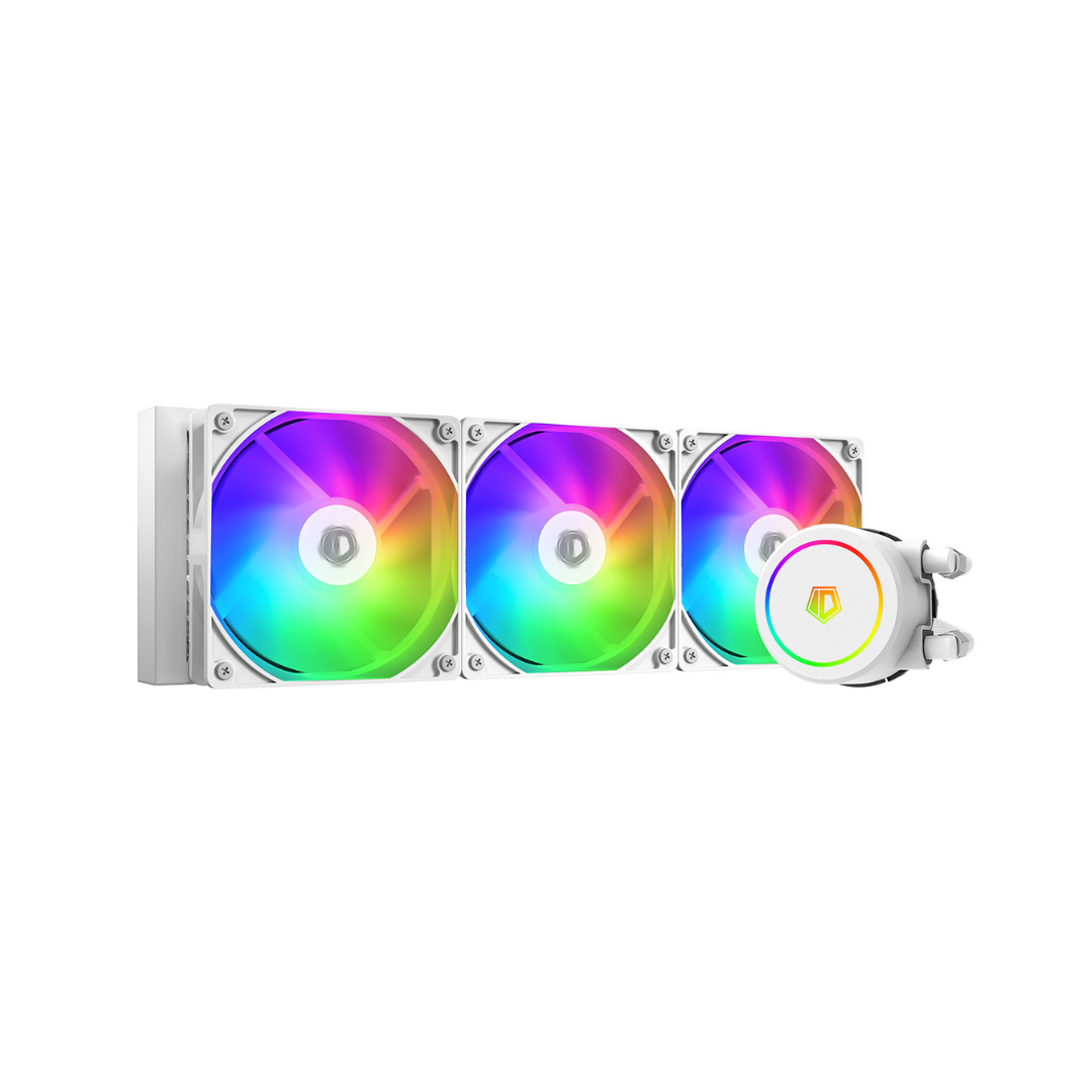 ID Cooling Frostflow FX360 ARGB 360mm Liquid Cooler (Black - No Box | White)