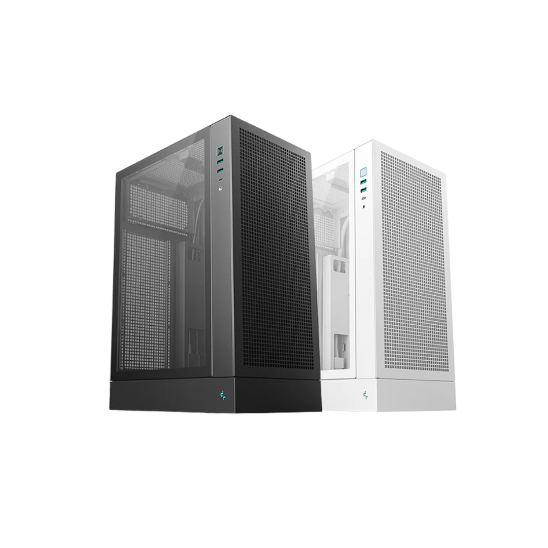 Deepcool CH170 PLUS Vertical MATX Case ( Black R-CH170-BKNGMO-G / White R-CH170-WHNGMO-G )
