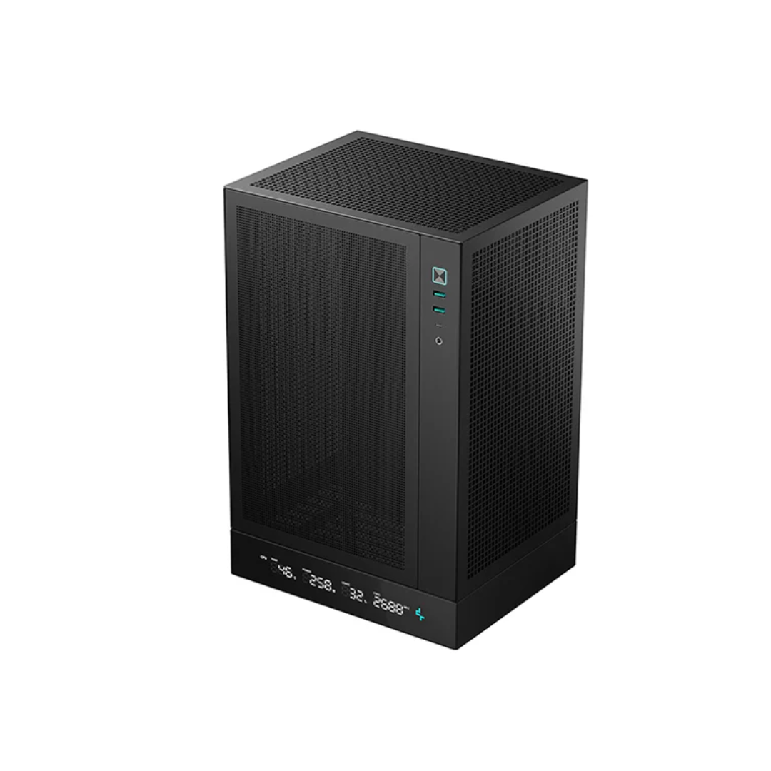 Deepcool CH170 Digital Vertical Mini ITX Case ( Black R-CH170-BKNPI0D-G-1 / White R-CH170-WHNPI0D-G-1 )