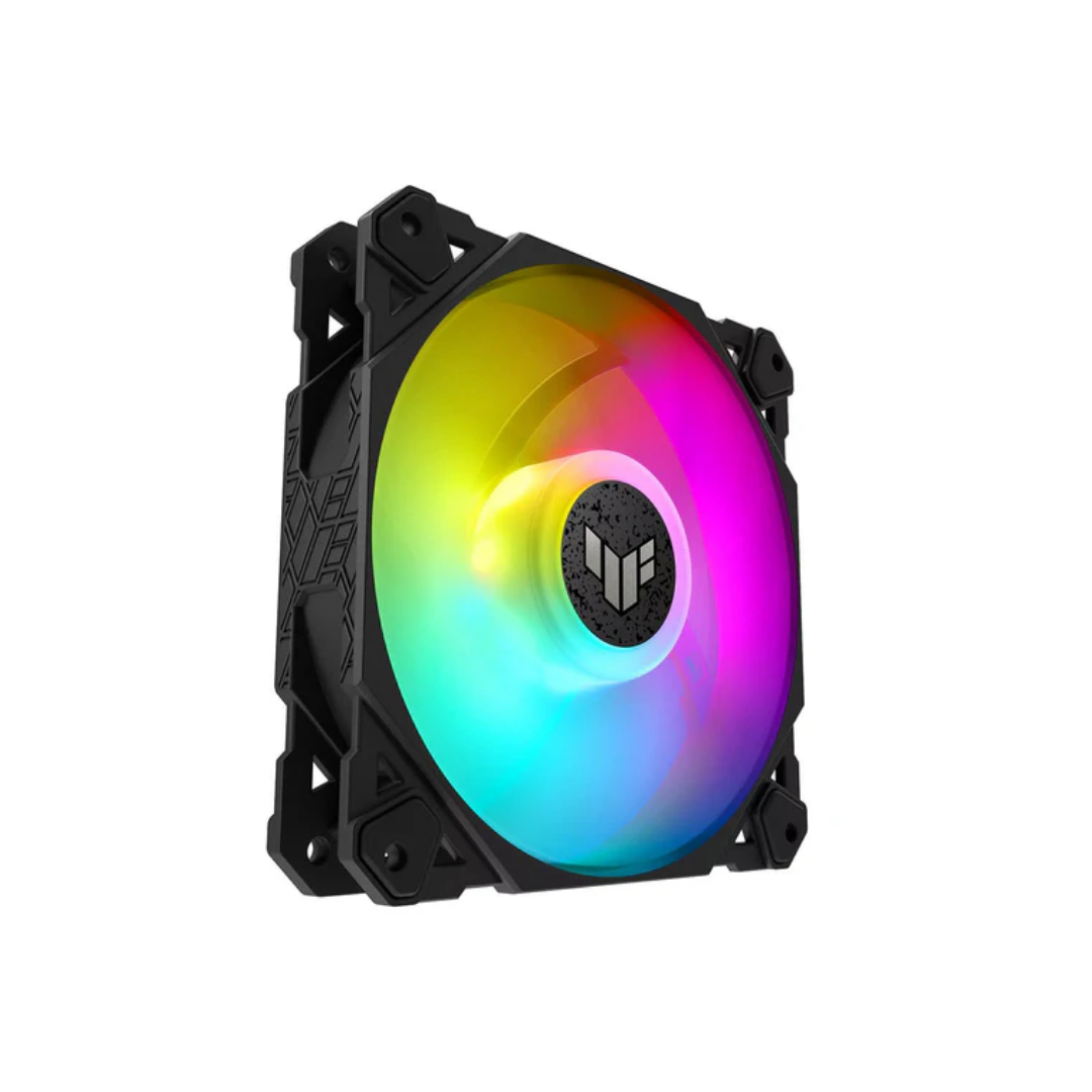 Asus TUF TF120 RGB Black 120mm 1pack, 76 CFM 1900rpm, aux fan TF120A1R