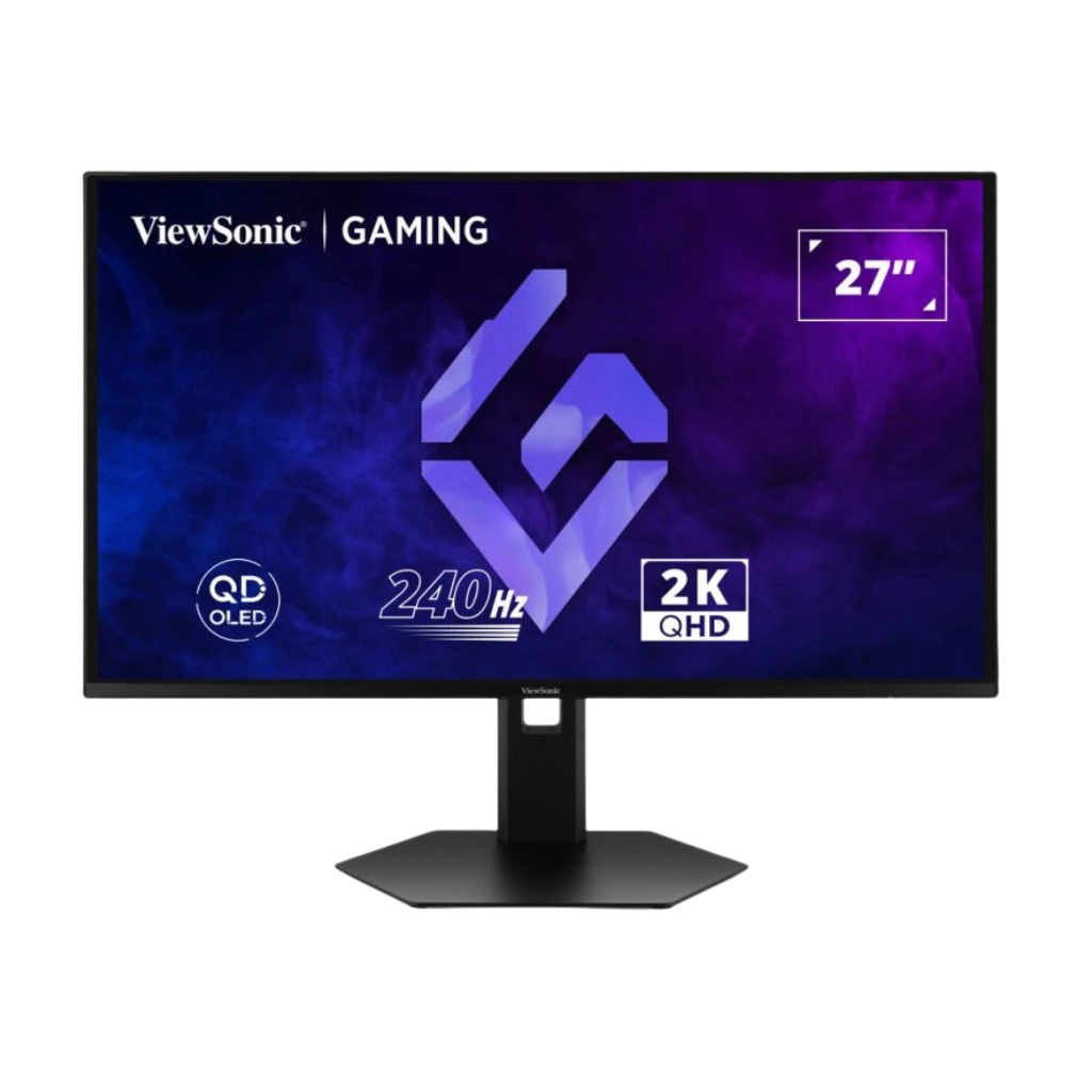 ViewSonic XG2738-2k-OLED 27" 240Hz QHD 2560x1440 0.03ms QD-OLED Gaming Monitor with Tilt, Height, Swivel & Pivot Adjustment