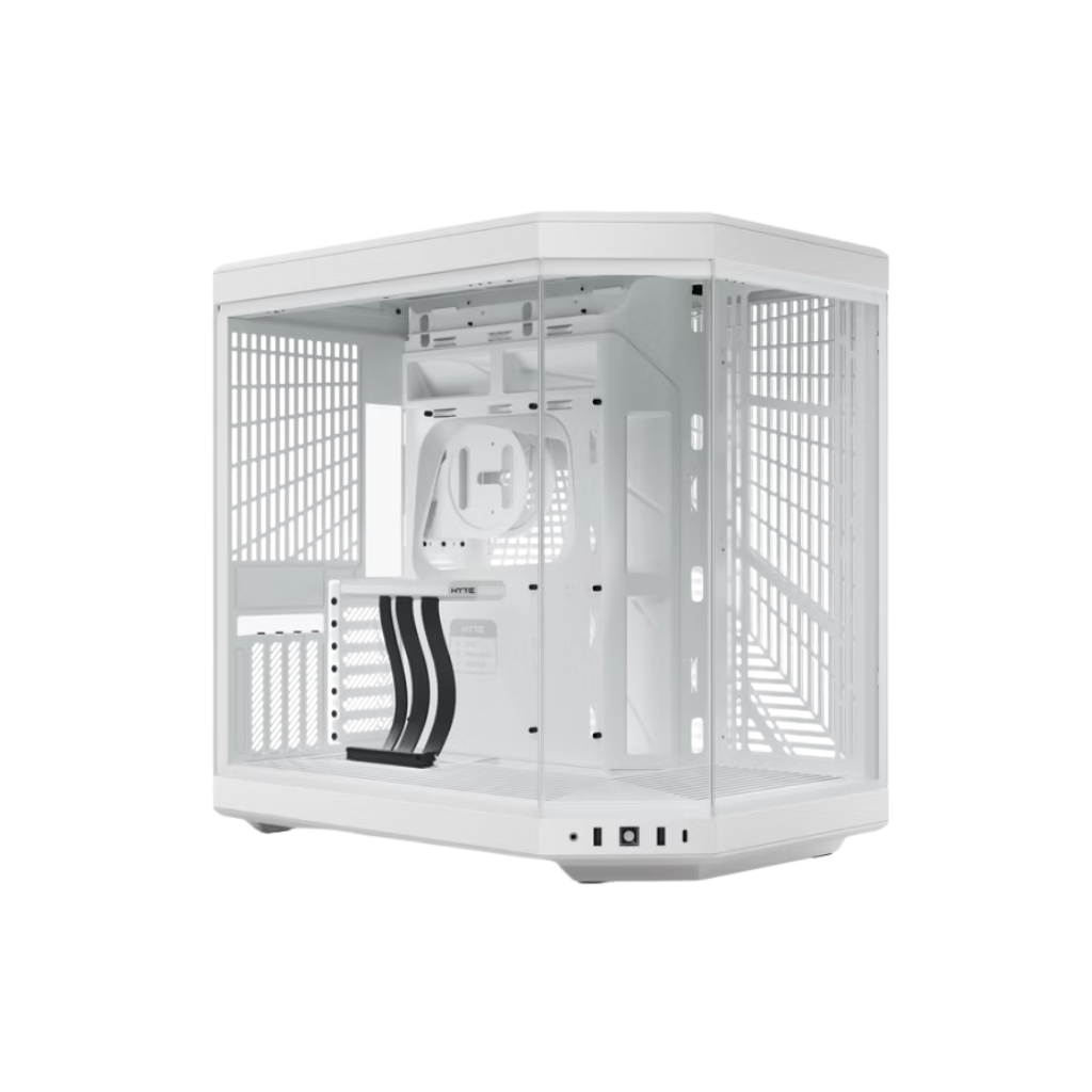 Hyte Y70 Dual Chamber Mid-Tower ATX Modern Aesthetic Case (Pitch Black | Cherry Black/Red | Panda - Black/White | Snow White)