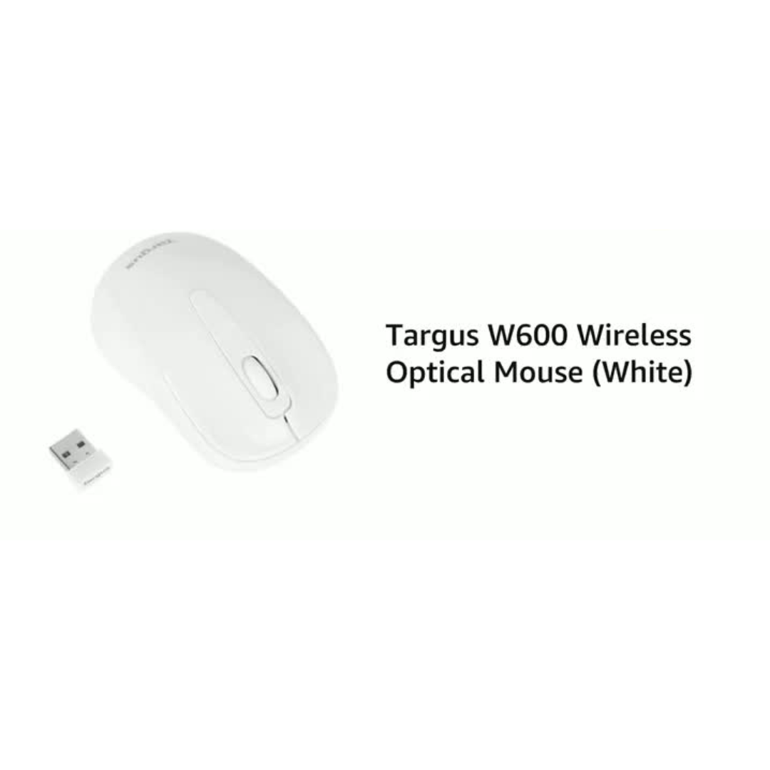 Targus W600 White Wireless Optical Mouse AMW60001AP