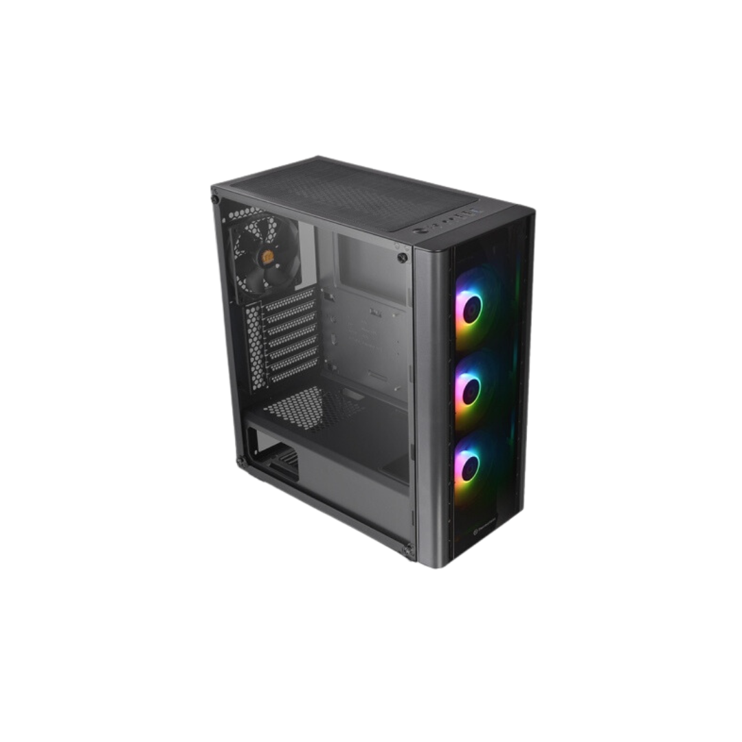Thermaltake V250 TG ARGB BLACK Mid Tower ATX Case CA-1Q5-00M1WN-00 (w/ 3 x 120mm ARGB BLK + 1 x 120mm BLK Fan)