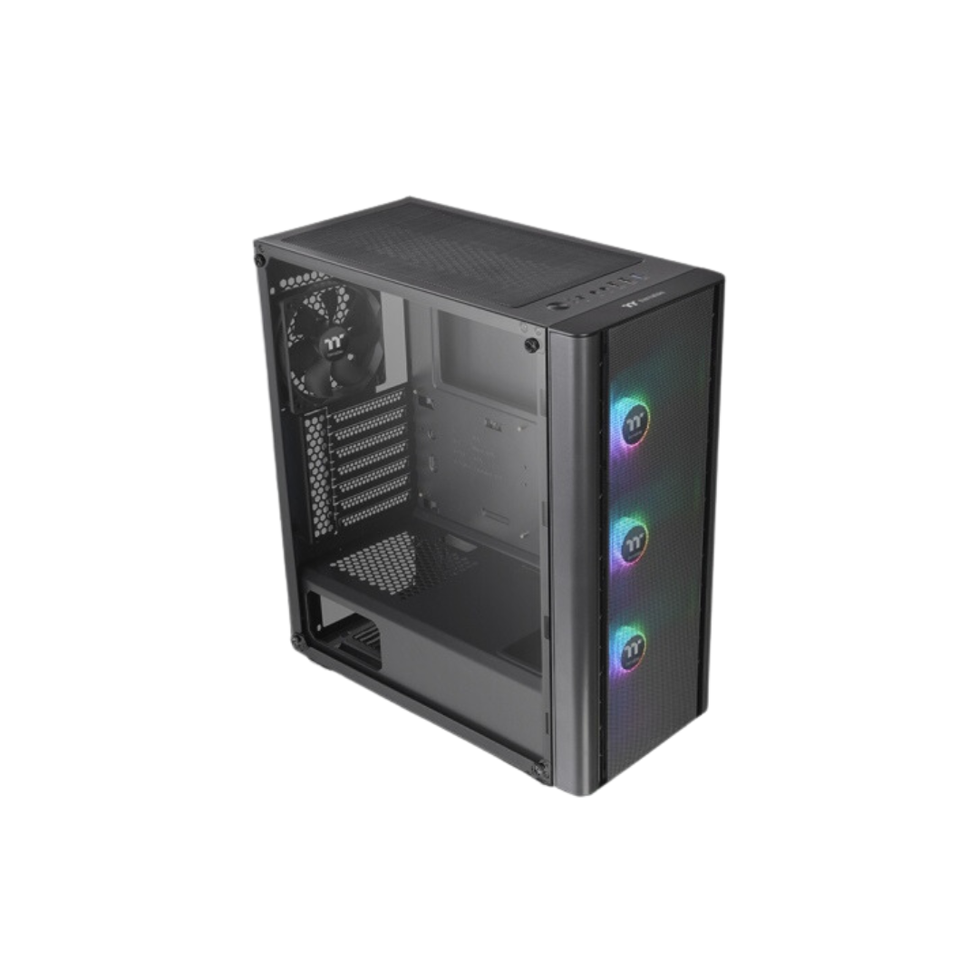 Thermaltake V250 AIR (Mesh) TG ARGB BLACK Mid Tower ATX Case CA-1Q5-00M1WN-03 (w/ 3 x 120mm ARGB BLK +  1 x 120mm BLK Fan)