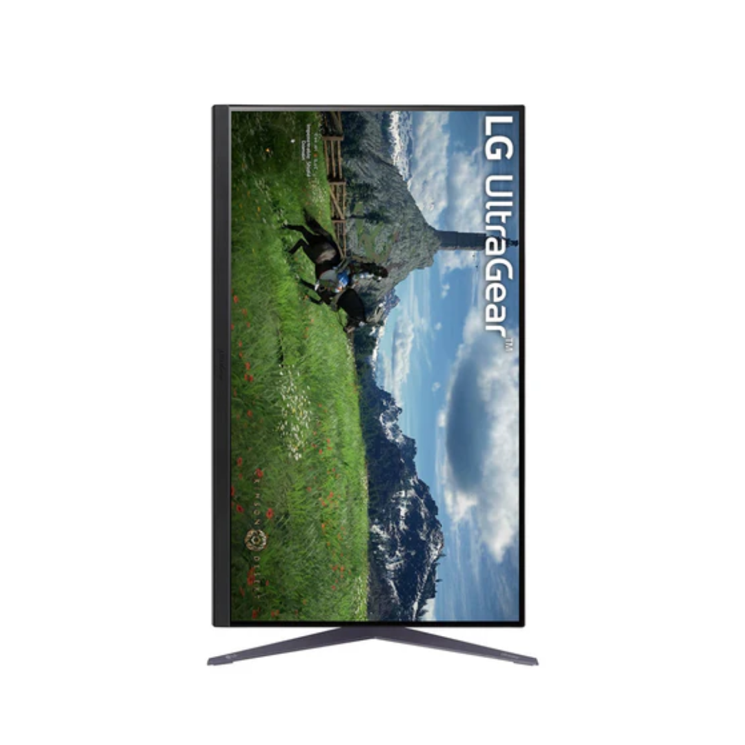 LG UltraGear 32GS85Q-B IPS 32" IPS 180Hz 2560x1440 HDR 1ms GTG G-Sync Compatible Gaming Monitor with Height, Pivot, Tilt Adjustments