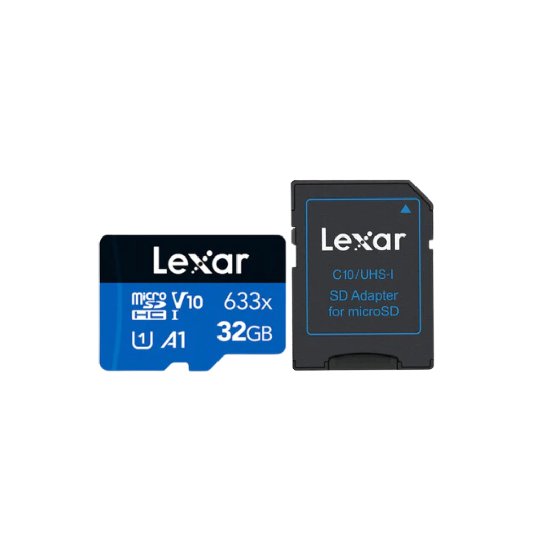Lexar High Performance 633x SDXC CLASS10 Micro SD Card w/ adapter
