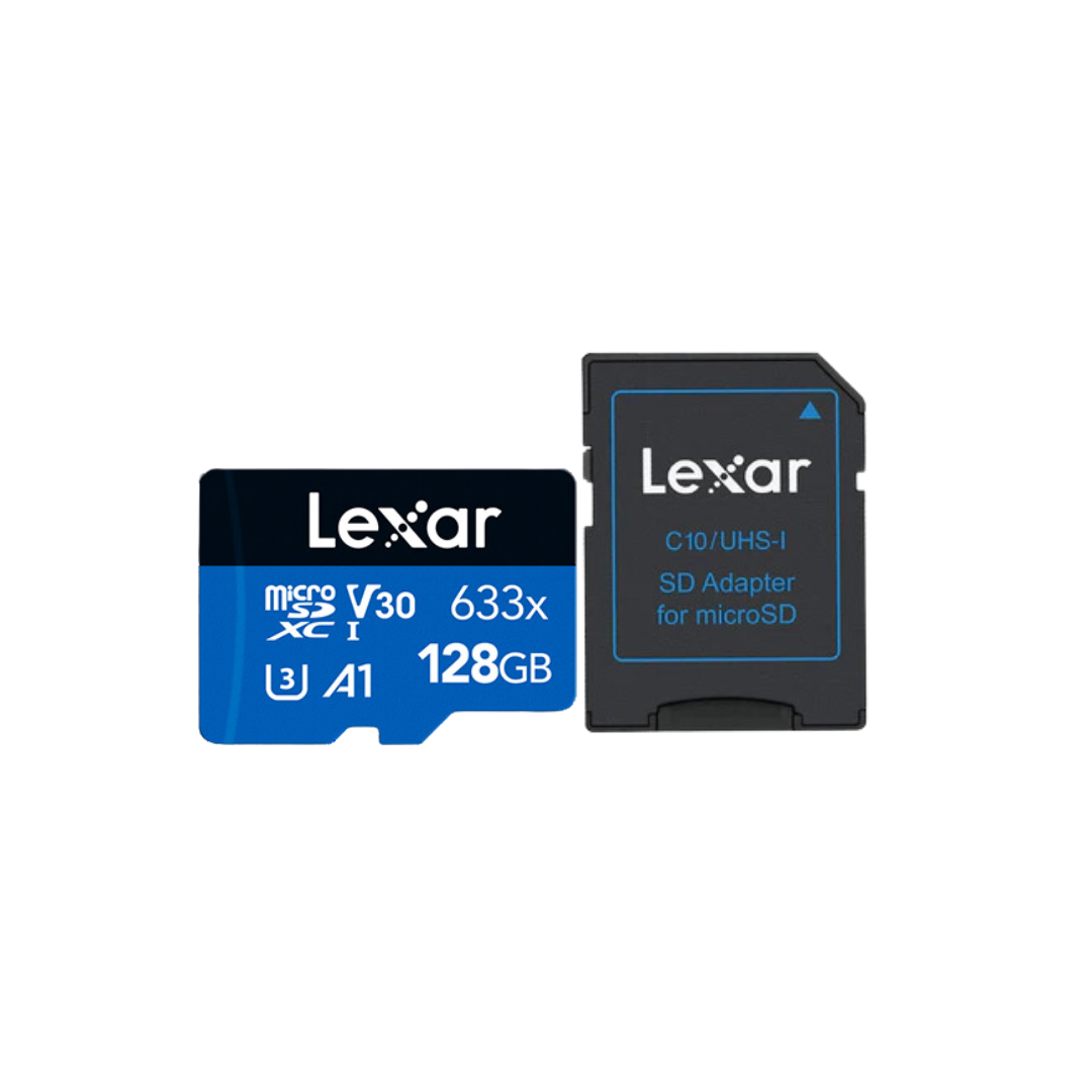 Lexar High Performance 633x SDXC CLASS10 Micro SD Card w/ adapter