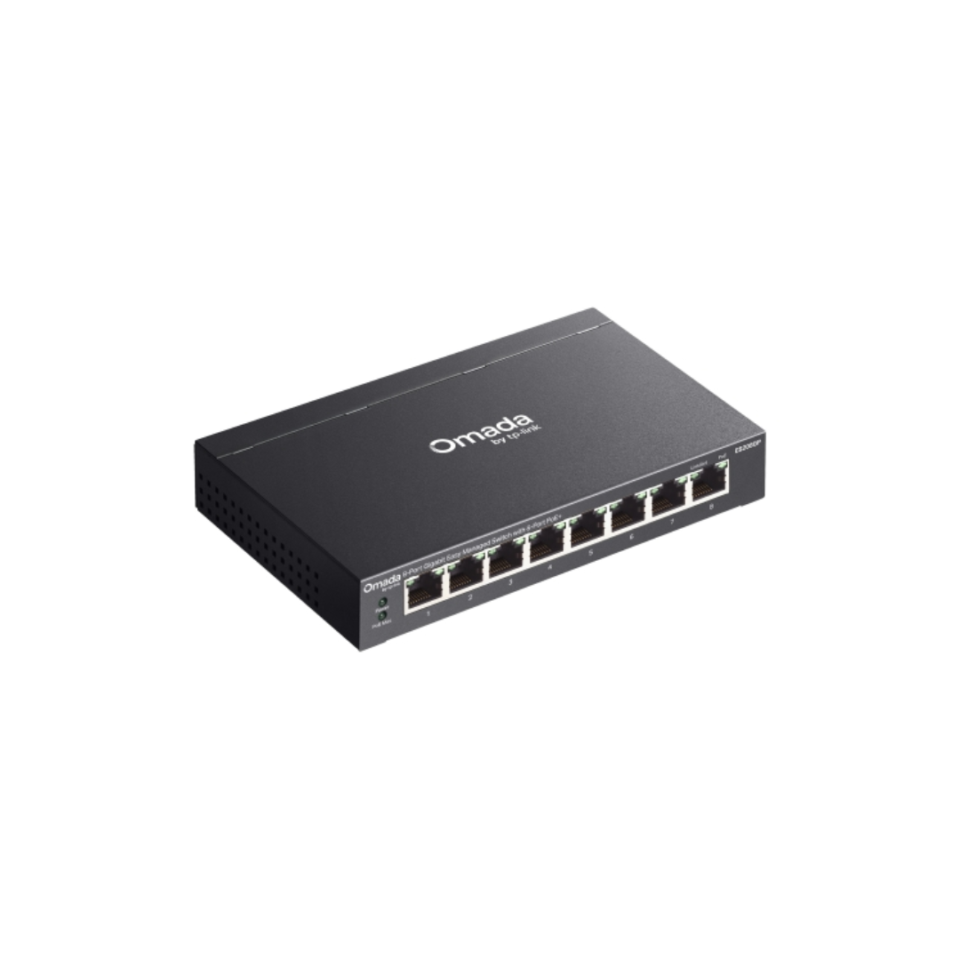 TP-Link ES208GP Omada 8-Port Gigabit Easy Managed Switch with 8-Port PoE+
