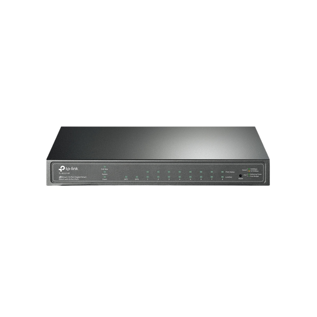 TP-Link SG2210P Omada 10-Port Gigabit Smart Switch with 8-Port PoE+