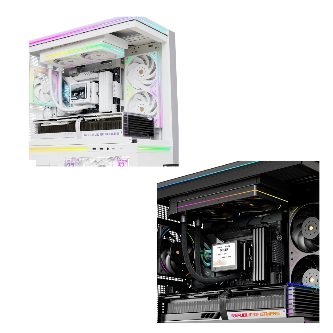 Thermalright TL-UB24R 240MM Single Frame ARGB Reverse Fan (Black/White)