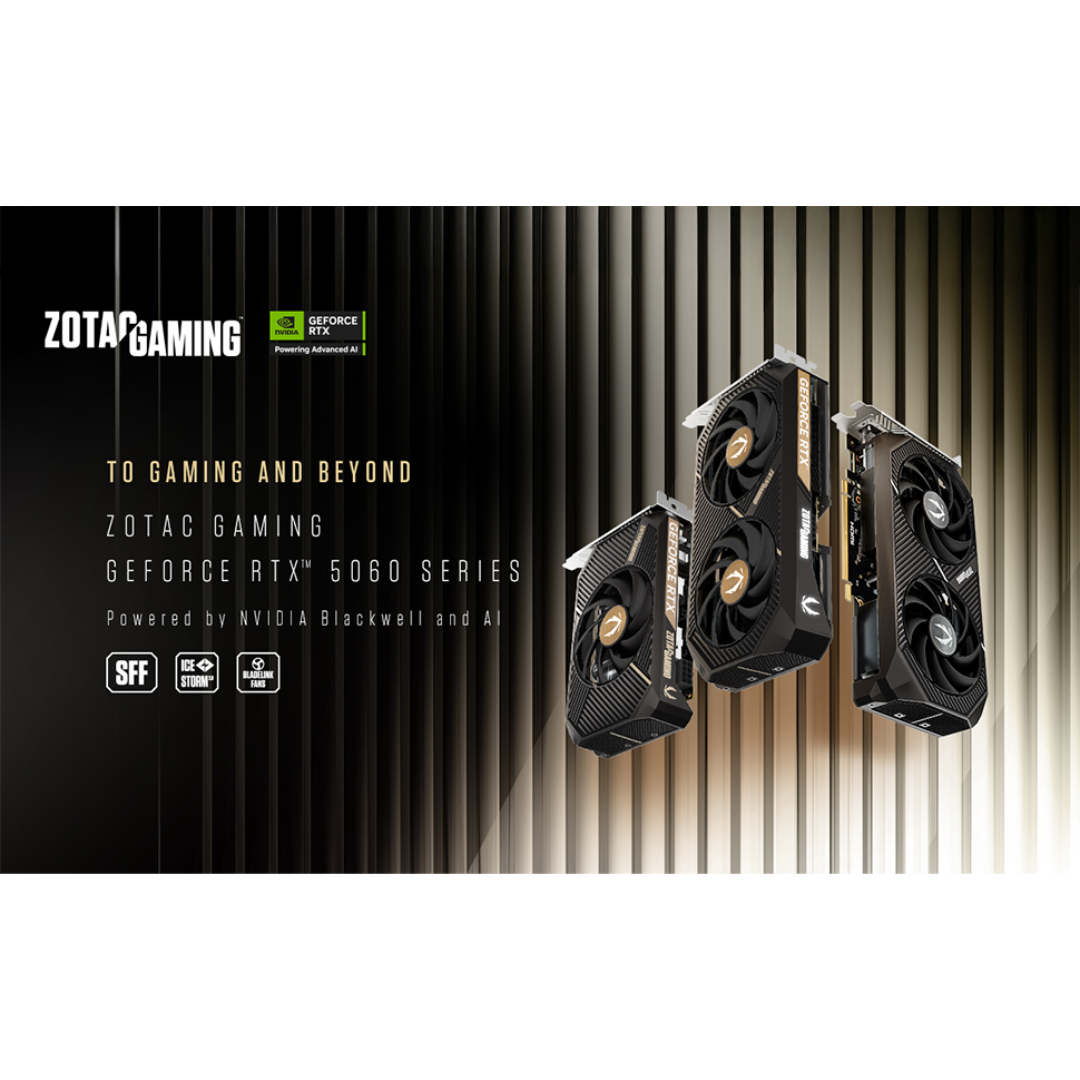 Zotac RTX 5060 TI Twin Edge 16GB GDDR7 ZT-B50620H-10M Graphics Card