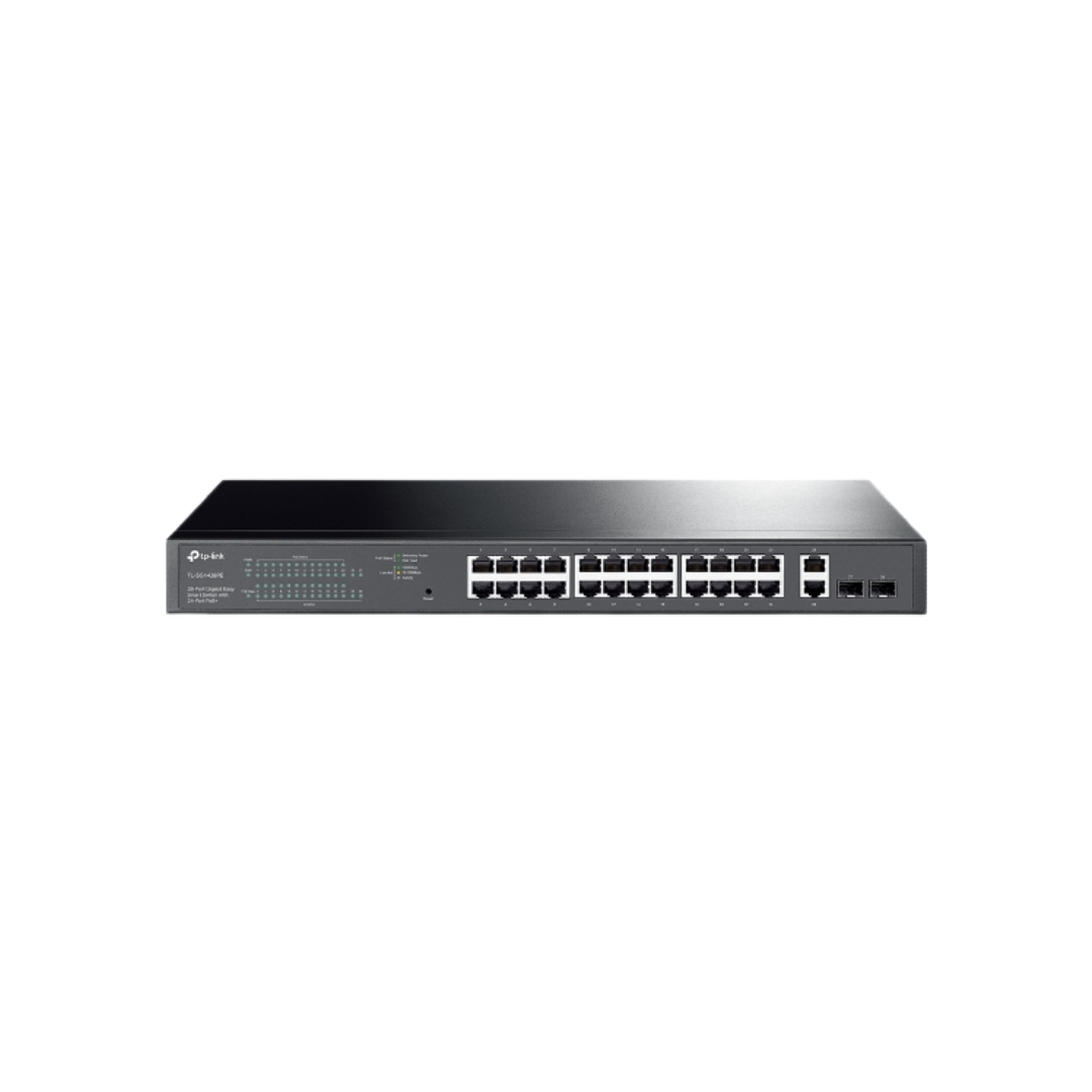 TL-SG1428PE 28-Port Gigabit Easy Smart PoE Switch with 24-Port PoE+
