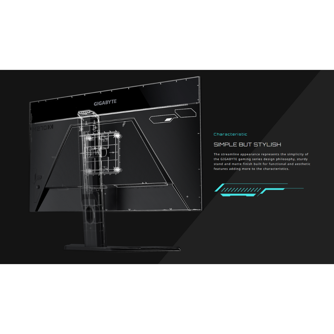 Gigabyte M27Q-X Rev 2.0 27" IPS 240Hz QHD 1ms MPRT Gaming Monitor