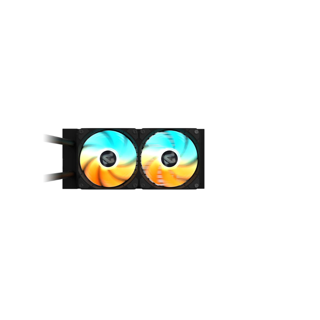 Gigabyte Gaming 240 AIO 2 x 120mm EZ-CHAIN ARGB FAN Black Cooler GP-GIGABYTE-GME-240