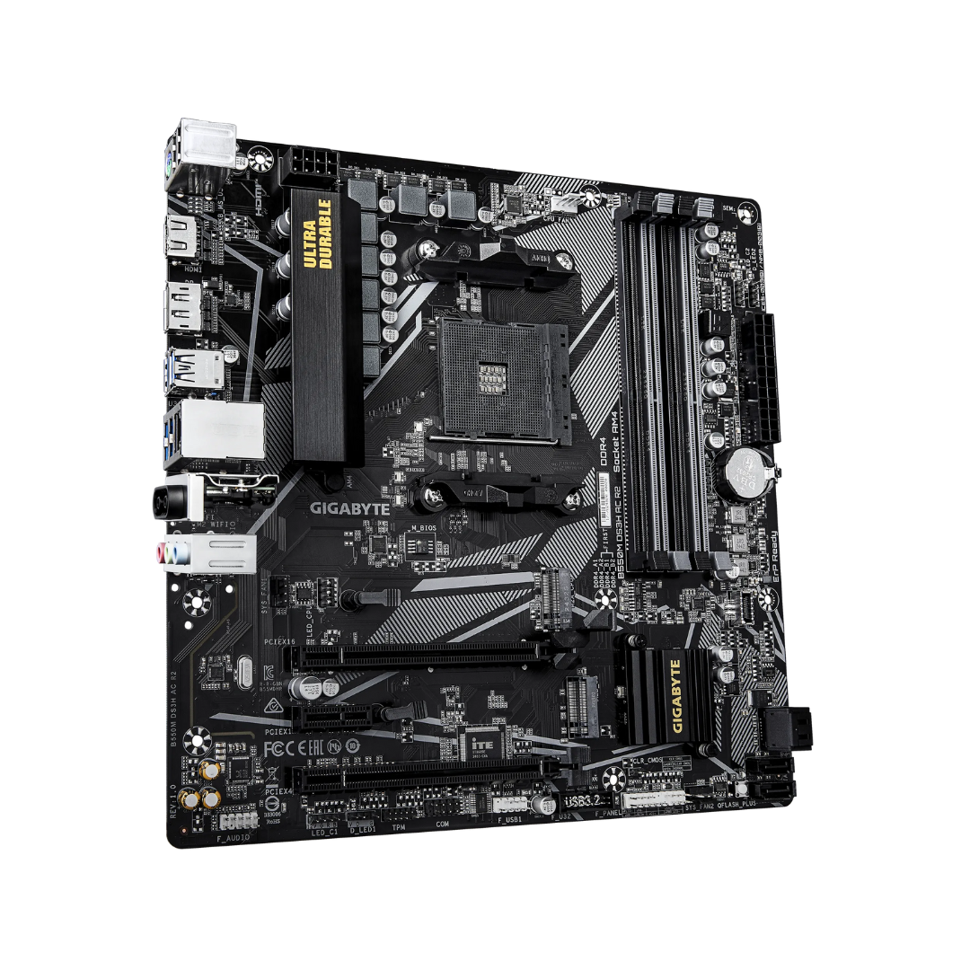 Gigabyte B550M DS3H AC R2 (AM4) DDR4 Motherboard