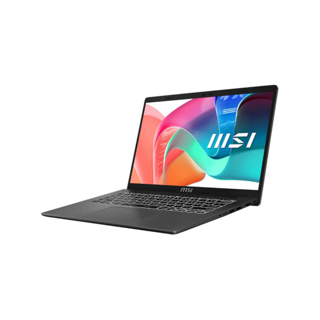 MSI Modern 14 F1MG-889PHNN Laptop (Platinum Gray) | 14" IPS FHD 1920x1080 | Intel Core 7-150U | 16GB RAM | 512GB SSD | Intel Graphics | Windows 11 Home | MSI Sleeve Bag
