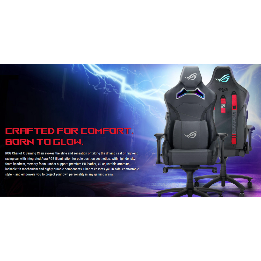 Asus ROG Chariot X Gaming Chair SL301 ( Black | Grey )