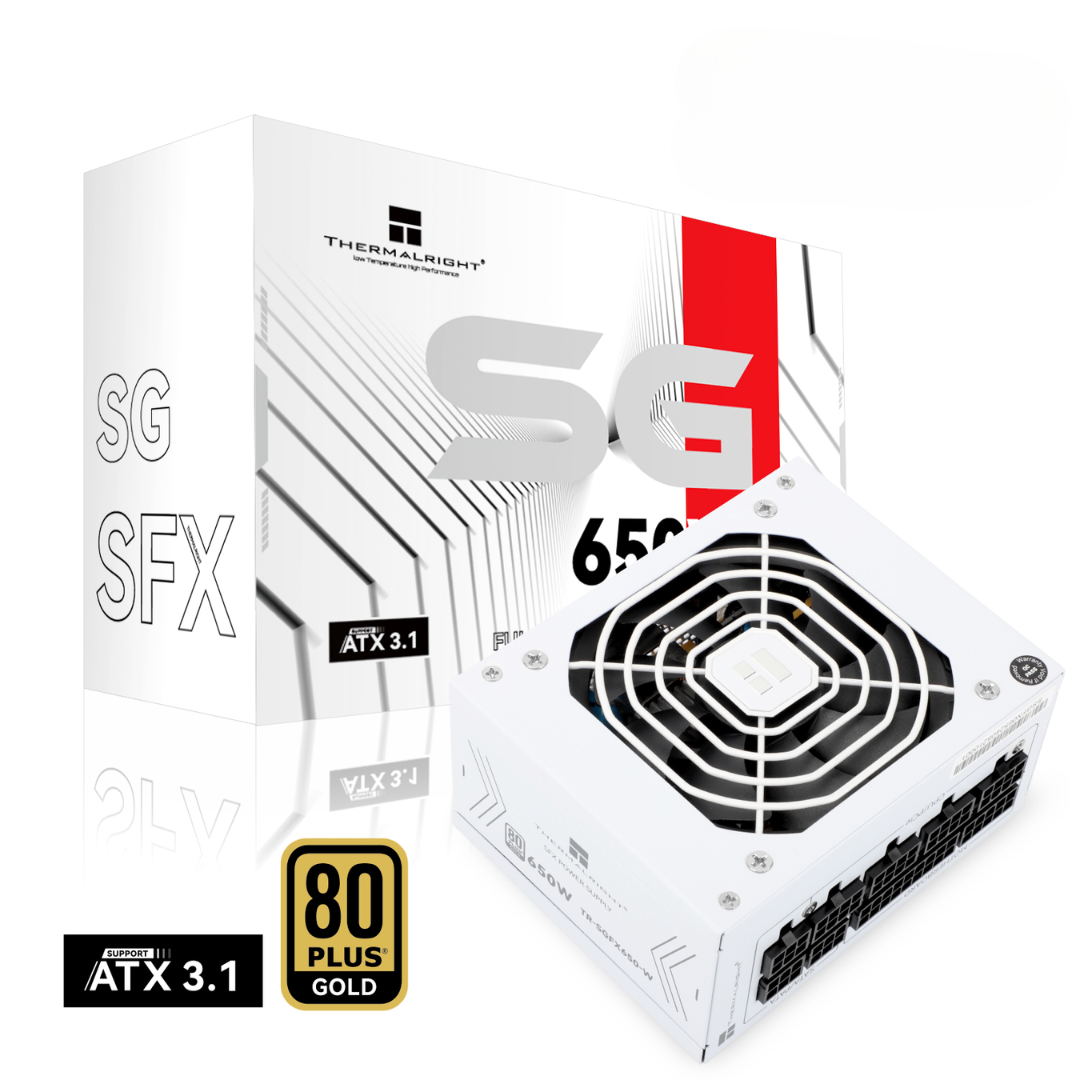Thermalright ( TR-SGFX650 Black | TR-SGFX650-W White ) 650W 80+ Gold ATX 3.1 Full Modular Power Supply
