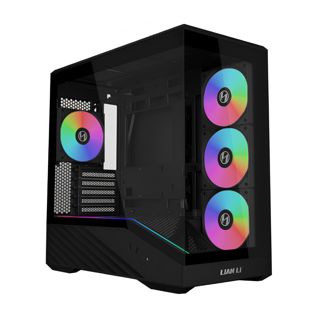 Lian Li Vector V100 Mini mATX TG PC Case Black
