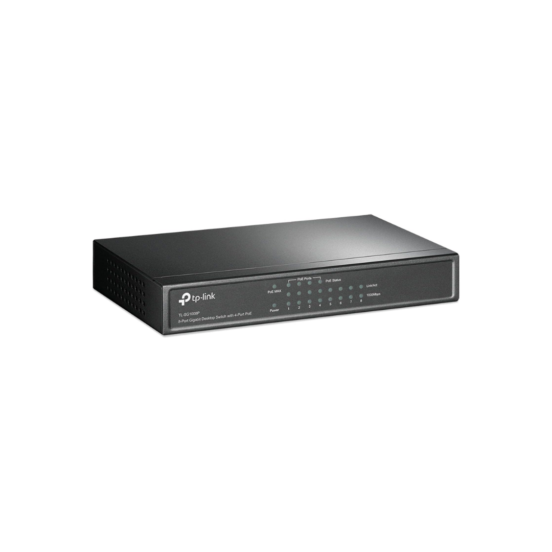 TPLink TL-SG1008P 8-Port Gigabit Desktop Switch with 4-Port PoE