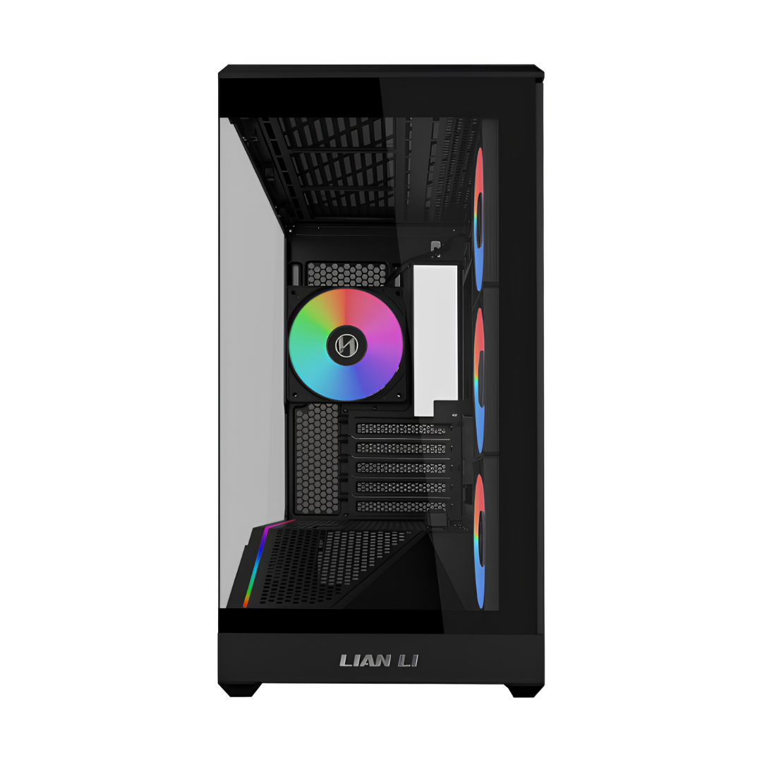 Lian Li Vector V100 Mini mATX TG PC Case Black