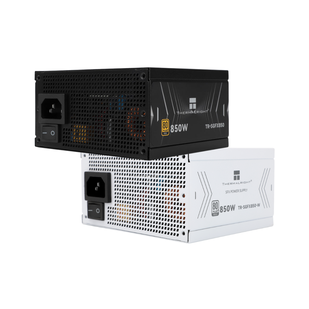 Thermalright ( TR-SGFX850 Black / TR-SGFX850-W White ) 850W 80+ Gold ATX 3.1 PCIE 5.1 Full Modular Power Supply