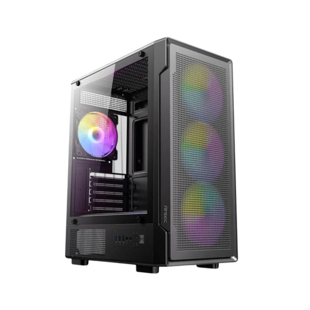 Antec VX300M ARGB Black Mini-Tower TG Side Panel Gaming Case