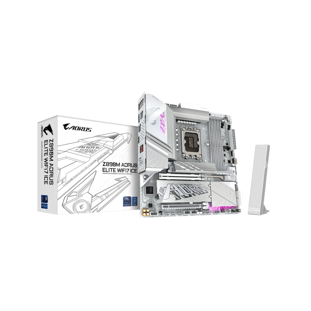Gigabyte Z890M Aorus Elite WiFi7 ICE 4*D5 mATX WiFi7 LGA1851 Motherboard